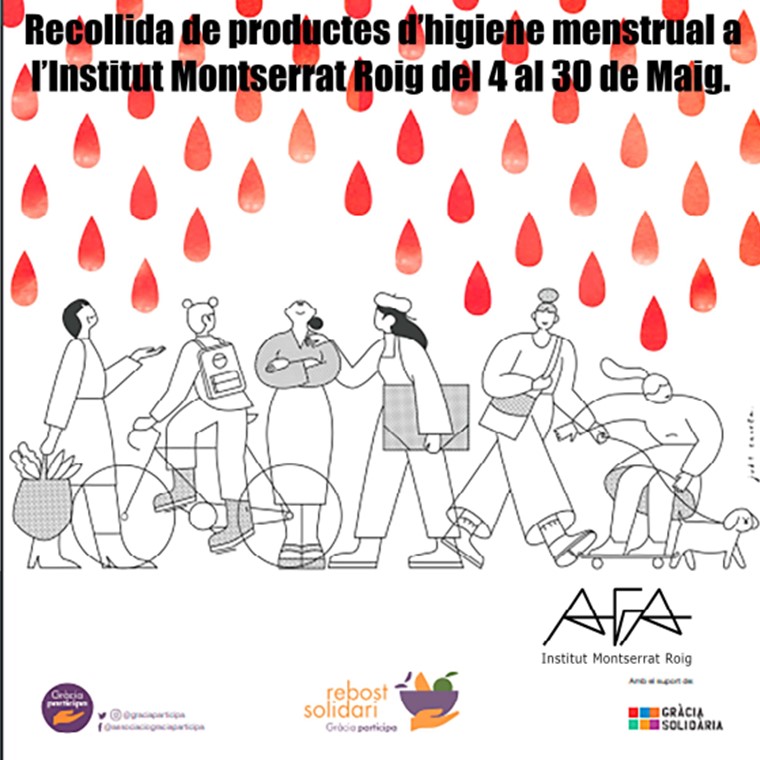 Recollim productes d’higiene menstrual