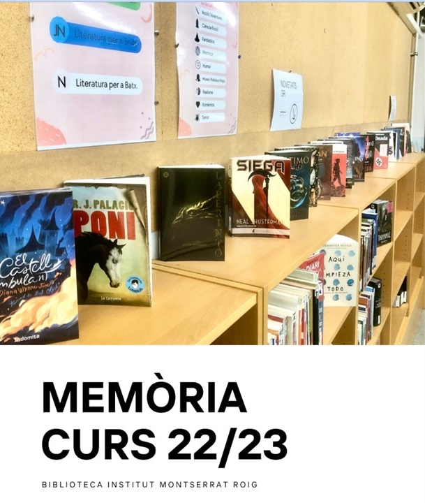 Biblioteca, memoria 2022-23